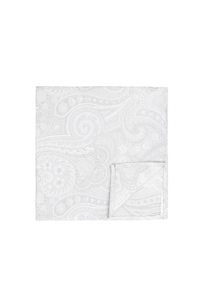 Hochzeitskrawatte Einstecktuch Set Herren aus Seide – Paisley