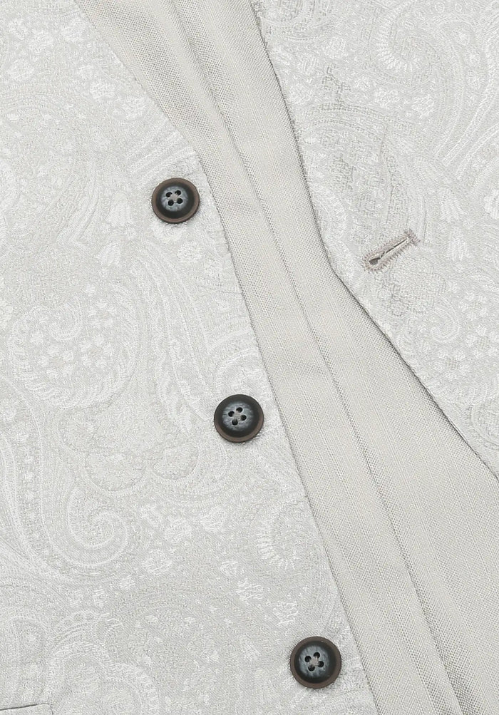 Hochzeitsweste Herren aus Seide – Paisley