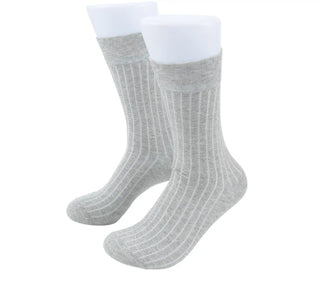 Herren Socken aus Baumwolle – Rippstruktur