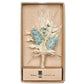 (Grün) Hochzeitsanstecker Trockenblumen in Geschenkbox – Boutonniere Bräutigam Prince Bowtie
