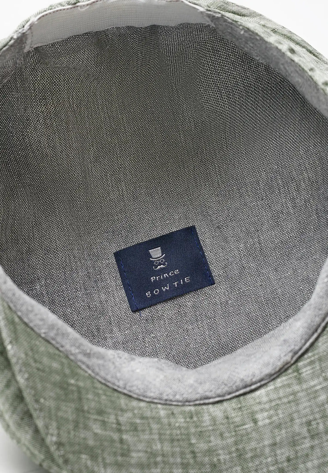 (Mint) Leinen-Ballonmütze Innenfutter Baumwolle – Prince Bowtie Label