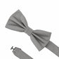 (Hellbeige) seidenfliege picote vorgebunden mit verstellbarem groessenband