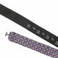 (Bordeaux) Verstellbares Größenband der Herrenfliege Würfelmuster bordeaux Detail