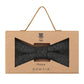 (Anthrazit) Fliege Herren Tweed – Geschenkverpackung Prince Bowtie