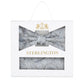 (Blau) Fliege Einstecktuch Set Paisley Seide – Sterlington Geschenkbox Frontalansicht