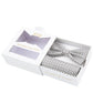(Silber) Fliege Einstecktuch Set Sterlington – Geschenkbox schräg geöffnet