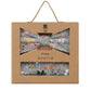 (Grau) Fliege Einstecktuch Set Herren Blumenmuster – Geschenkverpackung