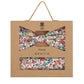 (Bunt) Fliege Einstecktuch Set Blumenmuster – Geschenkverpackung Prince Bowtie