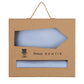 (Hellblau) Krawatte Einstecktuch Set Herren Mikromuster Seide – Geschenkverpackung Prince Bowtie