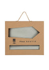 (Mint) Krawatte Einstecktuch Set Herren Mikromuster Seide – Geschenkverpackung Prince Bowtie