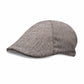 (Beige) Schiebermütze Tweed – Seitenansicht liegend
