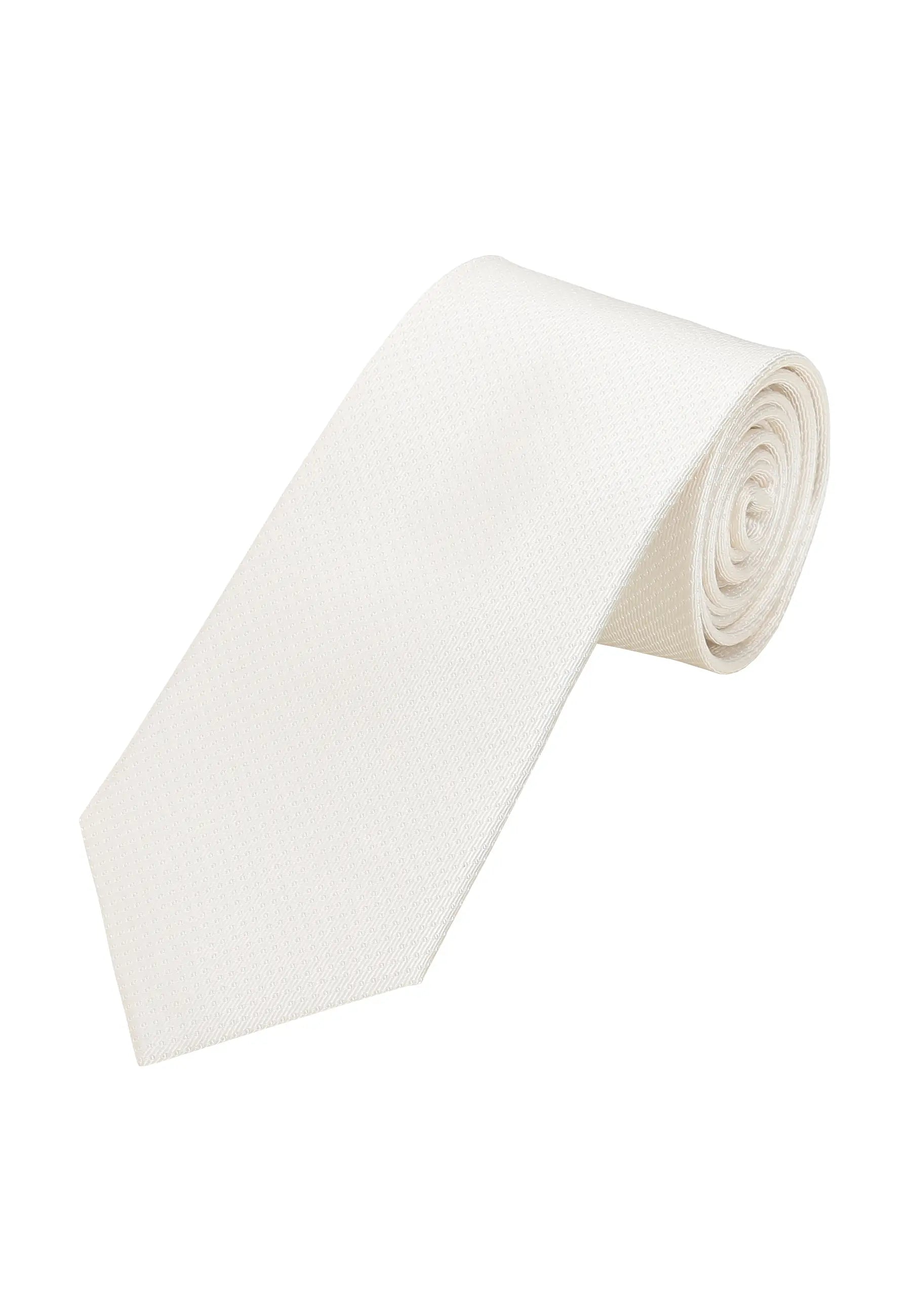 (Champagner) krawatte herren 100 prozent seide picote 7 cm gerollt