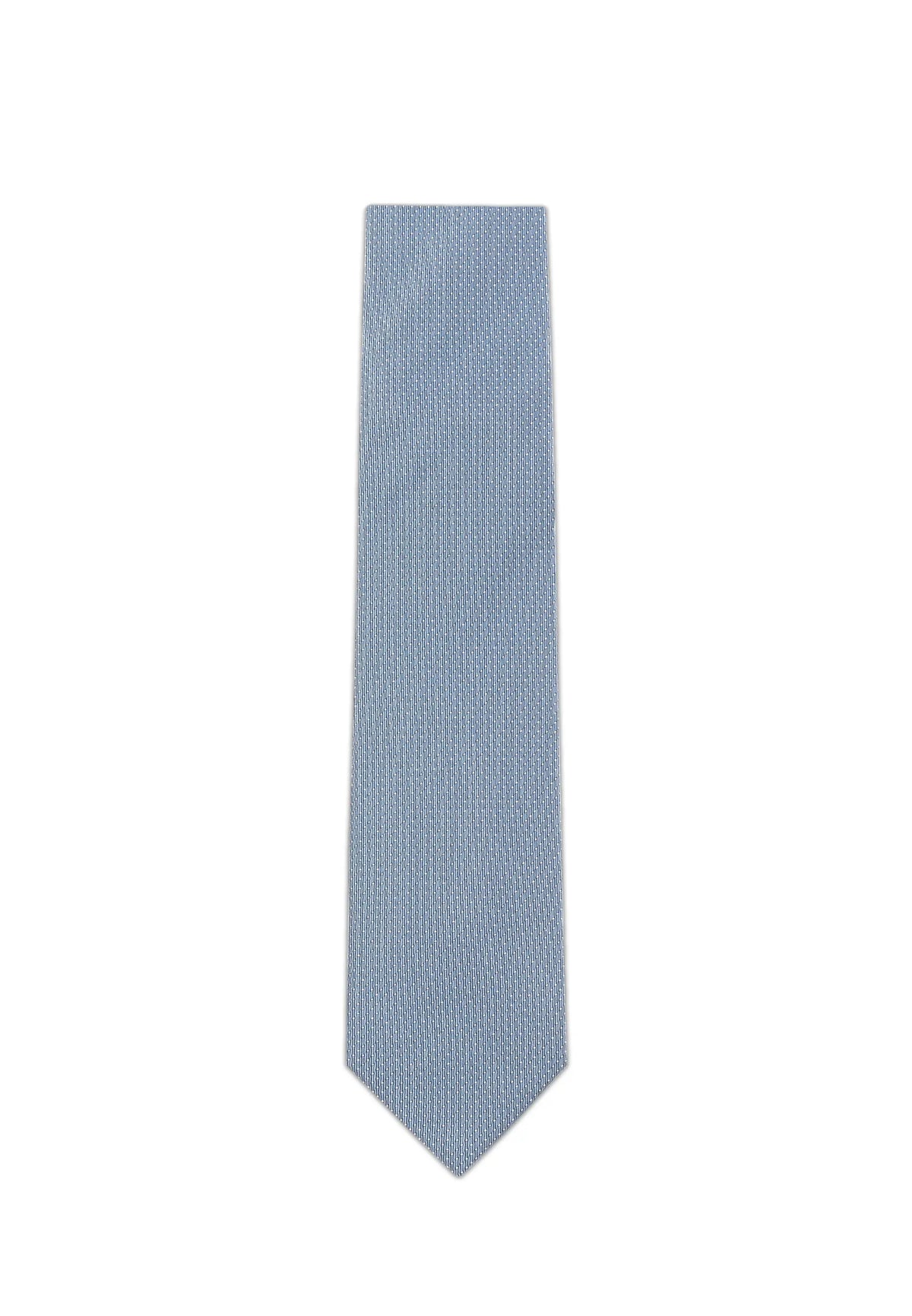 (Oceanblau) picote seidenstruktur herren krawatte muster close up
