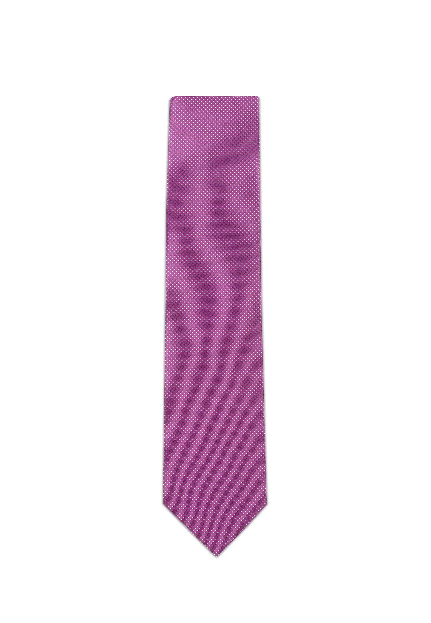 (Lila) krawatte herren 100 prozent seide picote 7 cm gerollt