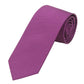 (Lila) krawatte herren 100 prozent seide picote 7 cm gerollt