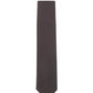 (Dunkelbraun) Uni Krawatte 7cm–7.5cm flach Frontansicht