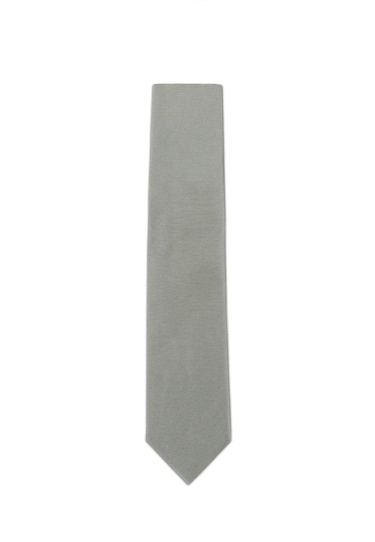 (Mint) Uni Krawatte 7cm–7.5cm flach Frontansicht