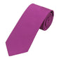 (Lila) Uni Krawatte 7cm–7.5cm gerollt Vorderansicht
