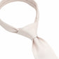(Beige) Seidenkrawatte mit Knoten-Detail, florales Muster, elegante Struktur