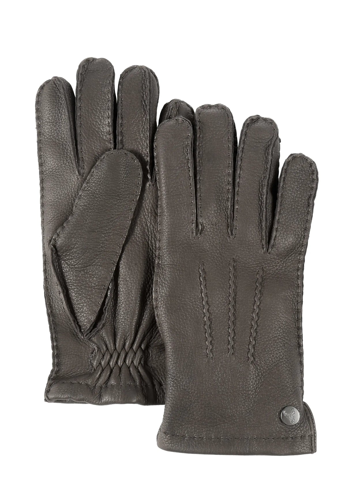 (Dunkelbraun) Lederhandschuhe Herren – Produktansicht