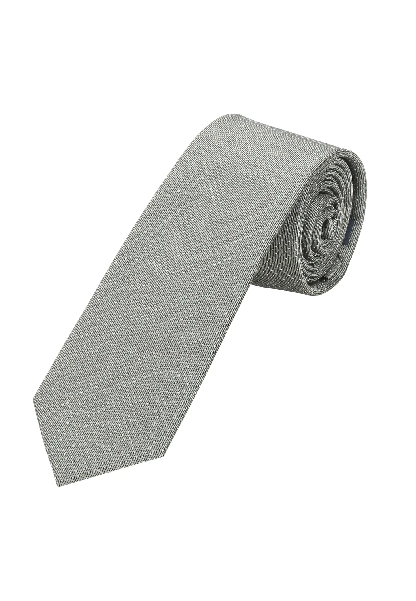 (Mint) Picoté Krawatte Herren 100% Seide 6cm gerollt