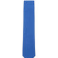 (Blau) Uni Seidenkrawatte Herren 6cm schmal in voller Länge