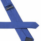 (Jeansblau) Uni Seidenkrawatte 6cm Rückseite mit Label Detail