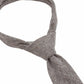 (Beige) Krawatte Tweed Wolle – Knotendetail
