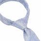(Hellblau) Krawatte Herren Paisley Seide – Knotenansicht
