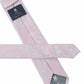 (Rosa) Krawatte Paisley Seide – Rückseite mit Prince Bowtie Label