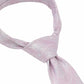 (Rosa) Krawatte Herren Paisley Seide – Knotenansicht