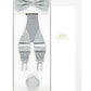 (Grün) Hosenträger Set Hochzeit Paisley mit Fliege und Einstecktuch – Sterlington Geschenkbox