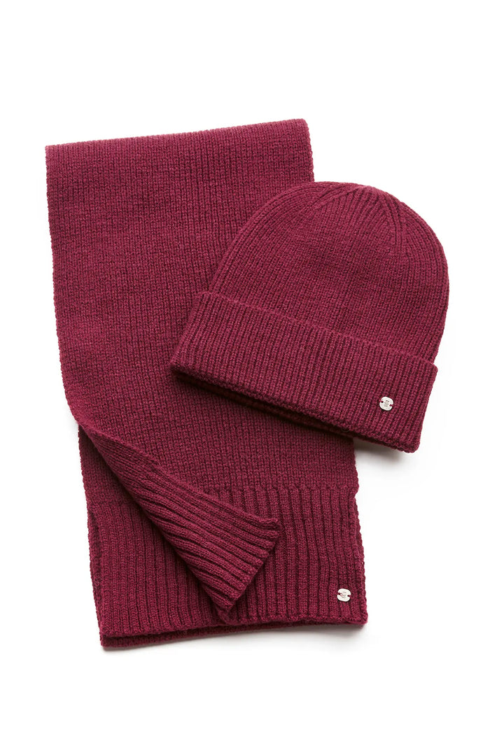 Schal Mütze Set Herren Wolle – Winterset Strick