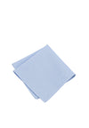 (Hellblau) hellblaues einstecktuch herren 28x28 cm aus 100 prozent baumwolle uni schraeg gefaltet