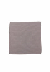 (Beige) Einstecktuch Herren aus 100% Seide Picoté 28x28cm flach