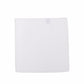 (Weiß) Einstecktuch Herren aus 100% Seide Picoté 28x28cm flach