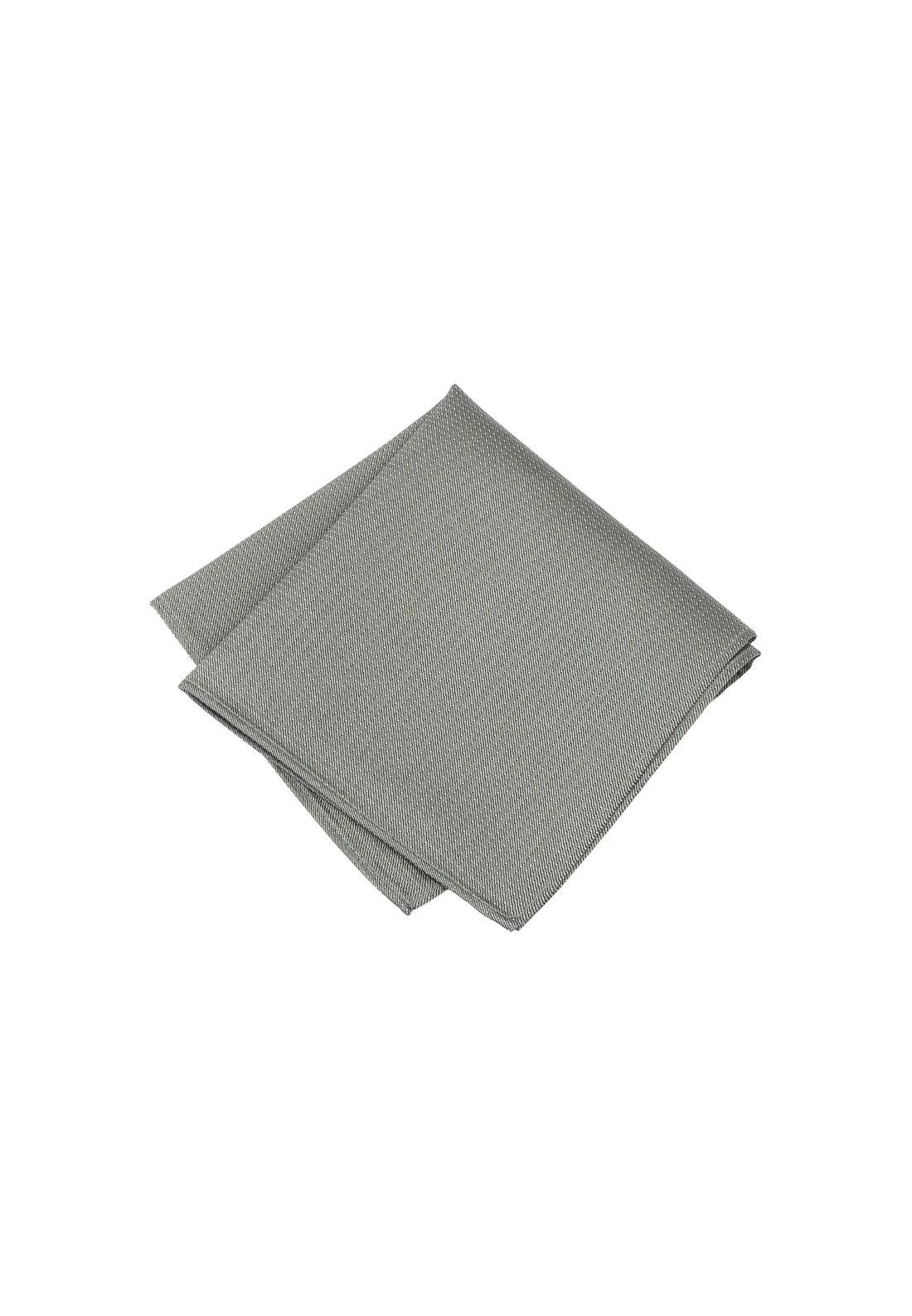(Mint) Einstecktuch Herren aus 100% Seide Picoté 28x28cm gefaltet