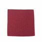 (Mittelrot) Einstecktuch Herren aus 100% Seide Picoté 28x28cm flach