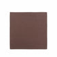 (Braun) Uni Einstecktuch aus Seide 28x28cm