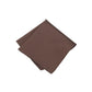 (Braun) Uni Einstecktuch aus Seide gefaltet 28x28cm