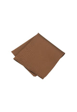 (Terra) Uni Einstecktuch aus Seide gefaltet 28x28cm