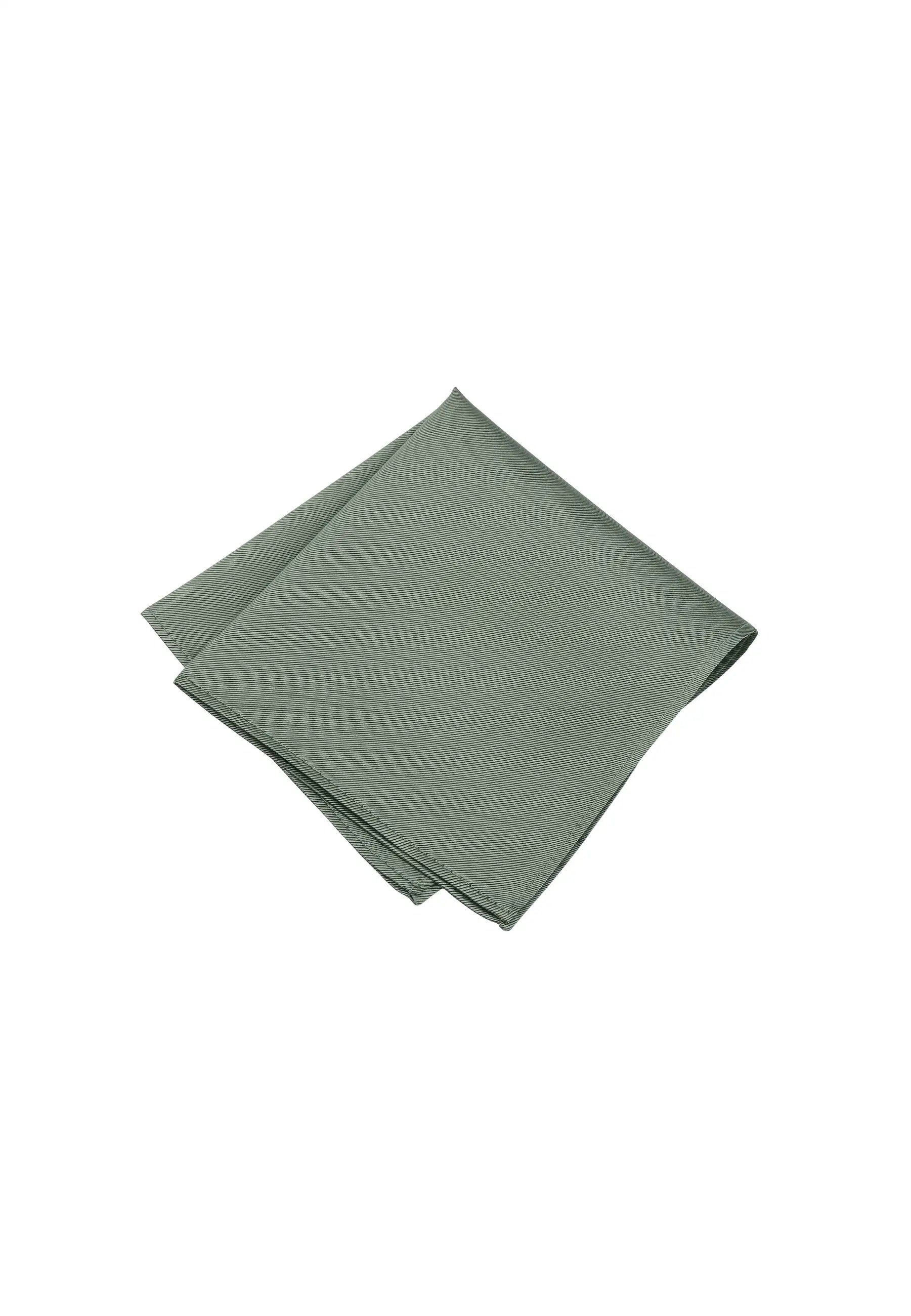 (Mint) Uni Einstecktuch aus Seide gefaltet 28x28cm