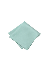 (Türkis) Uni Einstecktuch Herren aus 100% Seide in Pastellfarbe, gefaltet