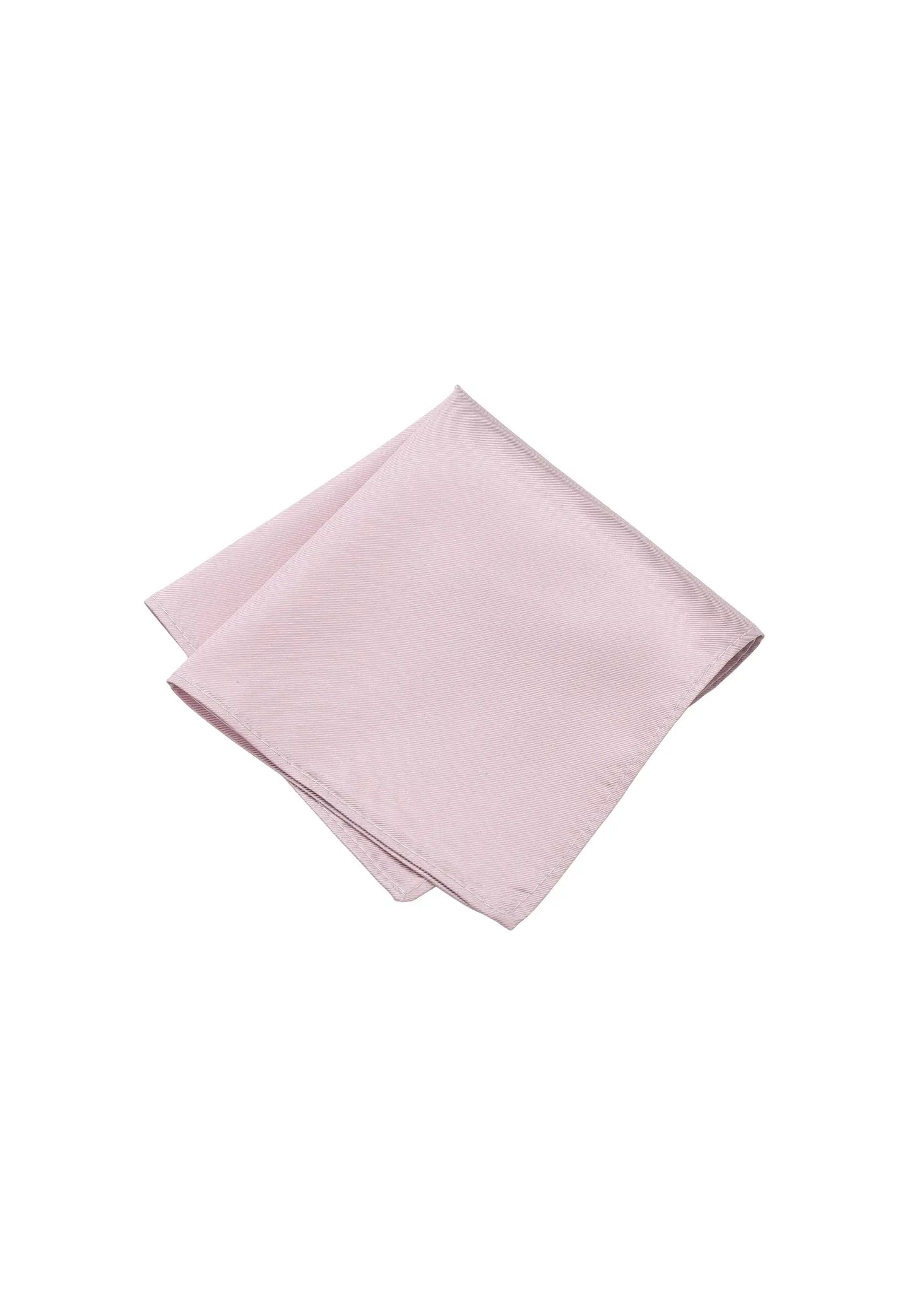 (Altrosa) Uni Einstecktuch Herren aus 100% Seide in Pastellfarbe, gefaltet