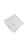 (Beige) Einstecktuch Hochzeit Paisley Seide – diagonal gefaltet