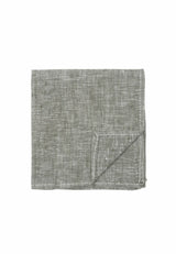 (Mint) Leinen-Einstecktuch Herren – Detailansicht Textur