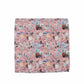 (Rot) Einstecktuch Herren floral 28x28 cm – Gesamtansicht