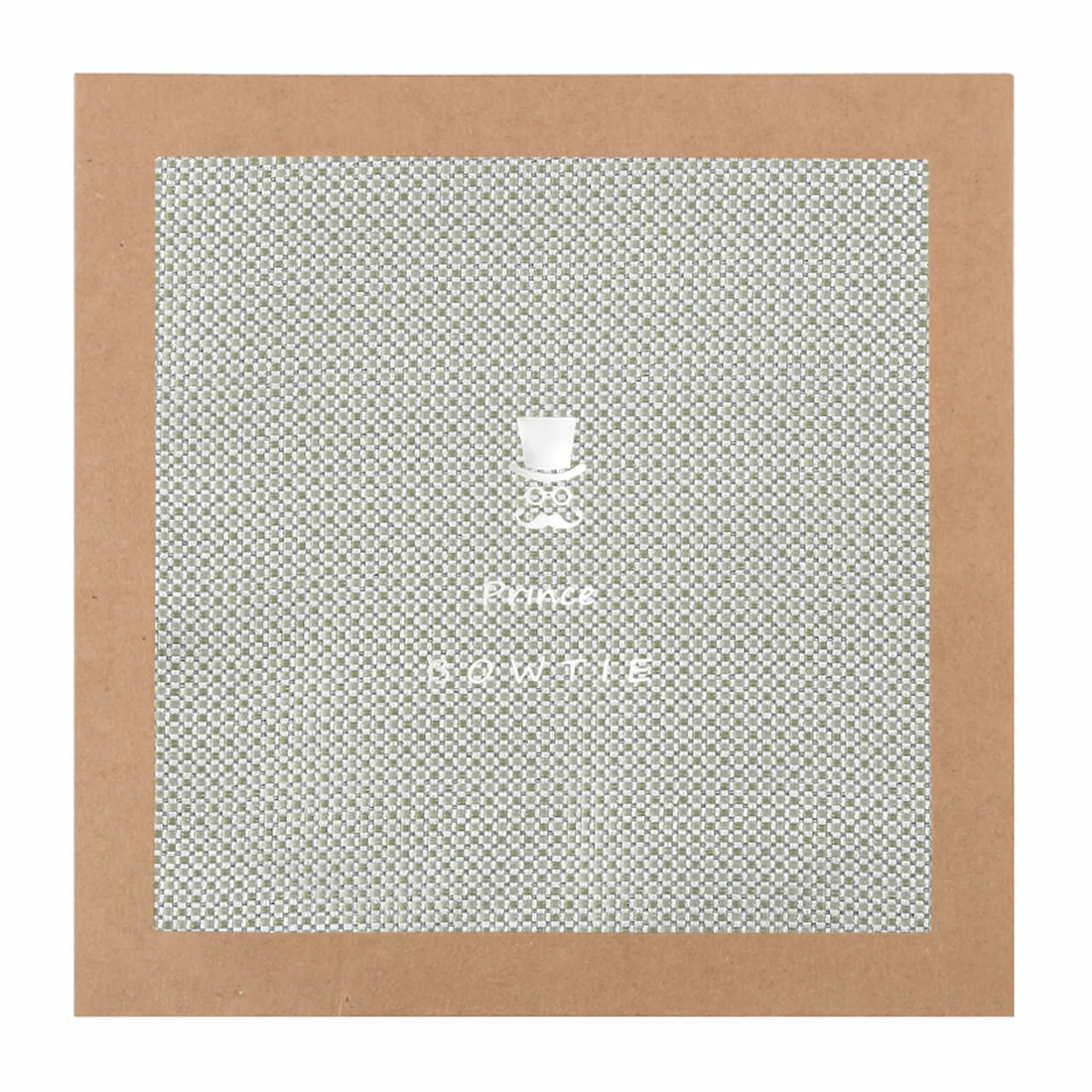 (Mint) Einstecktuch Mikromuster in Geschenkverpackung – Prince Bowtie