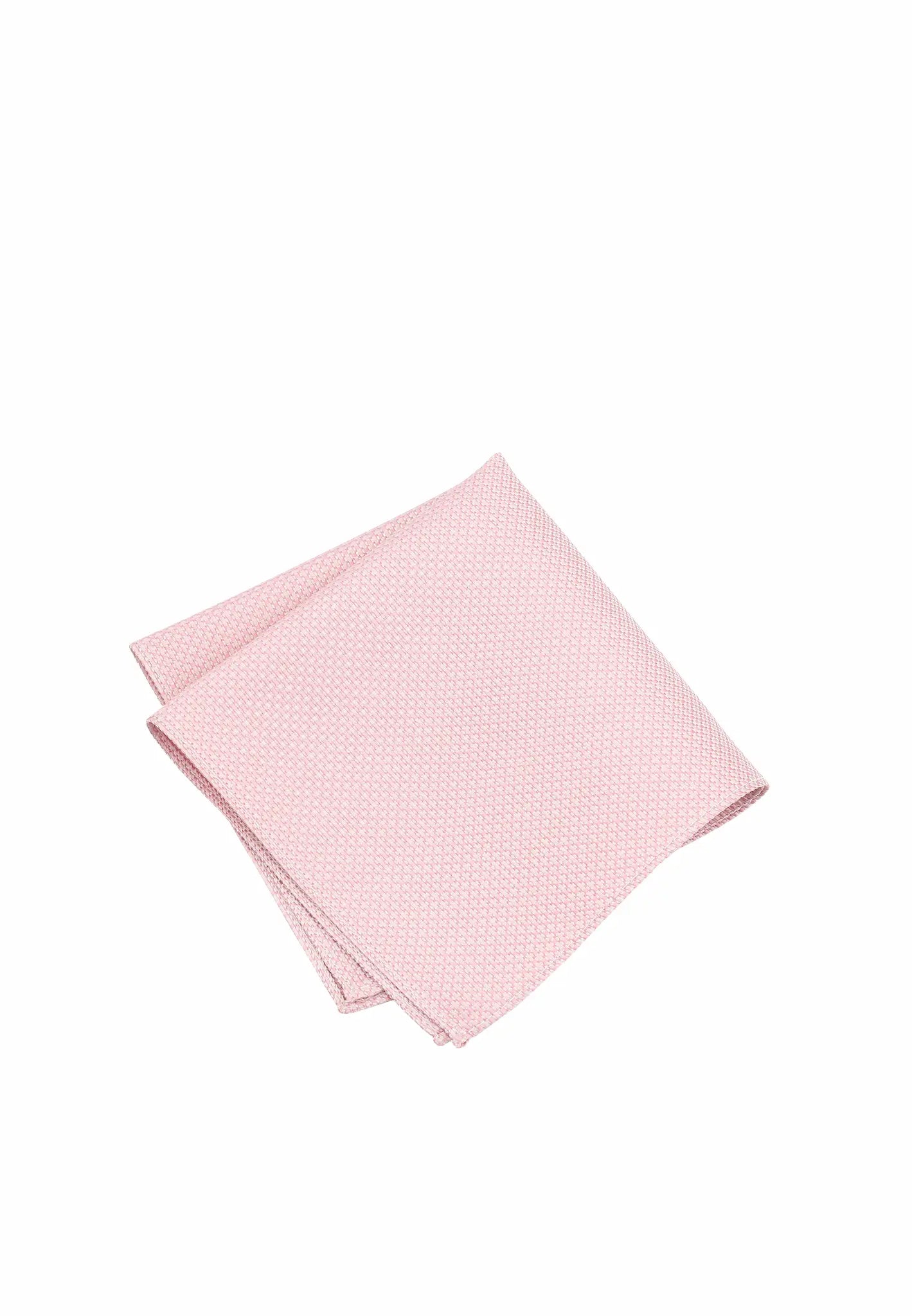 (Rosa) Einstecktuch Herren Mikromuster Seide – Pochette gefaltet