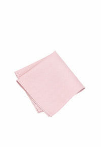 (Rosa) Einstecktuch Herren Mikromuster Seide – Pochette gefaltet